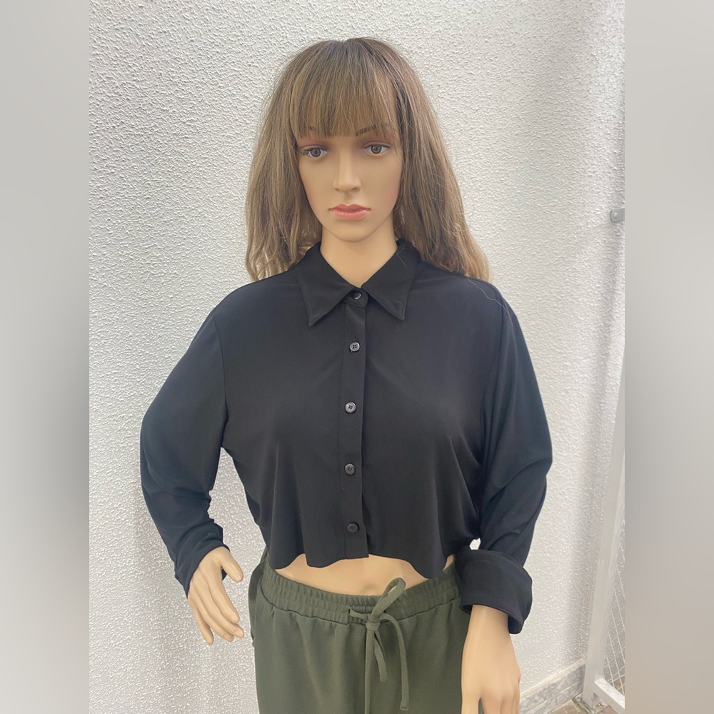 NORMA KAMALI TIMELESS BLOUSE Size XXL